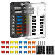 UCkasayfy front panel view showing organized fuse layout and LEDs for quick checks