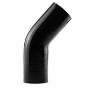 Ucreative 45° silicone elbow front view showing 3" opening and durable finish