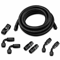 Ucreative front packaging showing full AN10 fuel line kit and included fittings for quick identification and purchase benefit