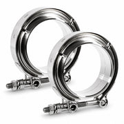 Ucreative front view of full 3.0" V-band clamp kit showing fit and finish, durable connection