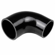 Ucreative front view of 90° silicone elbow showing form and fit benefit