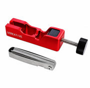 Ucreative front view of gap tool showing compact design and quick setup benefit