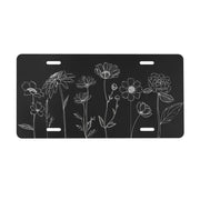 UEQIKI front view wildflower plate showing vibrant floral design and clear benefit
