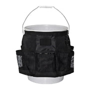 UHANBUT front view on a 5-gallon bucket showing organized bottles and tools for fast access