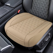 UHANBUT front view showing beige seat cover protects and upgrades appearance