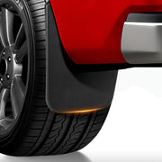 Uilffur front mud flap installed on Tundra showing clean protection
