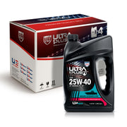 ULTRA 1PLUS front label on 4-gallon container showing clear product identity and benefits