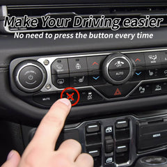 UltraEra A-OFF button with red LED indicating successful install benefit