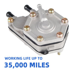 ultramindz fuel pump installed in Polaris ATV demonstrating direct-fit replacement advantage
