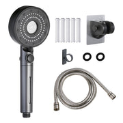 Umyder front view showing compact shower head and ergonomic grip for easy control