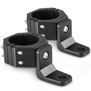 UNI-SHINE front view clamped on roll bar showing secure attachment and stability