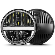 UNI-SHINE front view showing lens and benefits for brighter road visibility