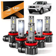 unionlux front packaging for Tacoma LEDs showing complete 6-piece kit and quick install benefit