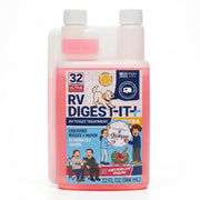 Unique RV Digest-It Ultra front label showing product and Watermelon Smash scent benefit