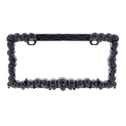 United Pacific front view of black skull frame showing bold styling and durability