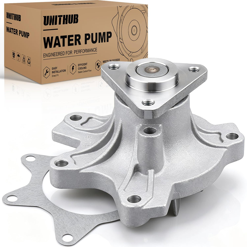 UNITHUB front view assembled pump showing fitment and durable design benefit