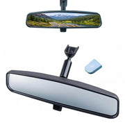 UPENGUPENG front view mirror showing full 10.5-inch wide field of view benefit