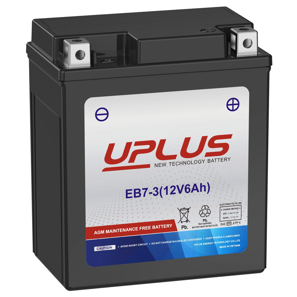 UPLUS battery front packaging showing brand and model, reliable replacement