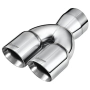 Upower polished front view showing sleek dual exhaust finish and upgraded look