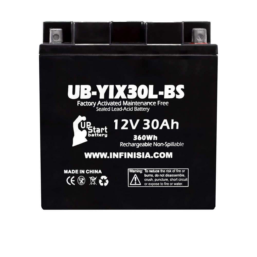 UpStart Battery front view showing compact design and reliable starting power