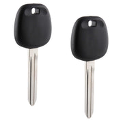 USARemote front view of uncut Toyota key showing head and blank blade, clear spare solution