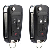 USARemote front view of 2-pack fobs showing flip design and ready-to-program benefit