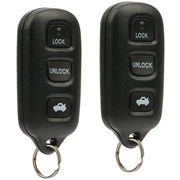 USARemote front view of two key fobs showing buttons and ready-to-use convenience