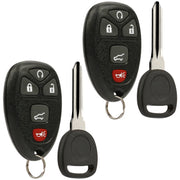 USARemote front view of both key fob remotes showing button layout and quick replacement benefit