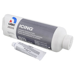 USC tube scale comparison next to ruler, illustrates 24 oz capacity for project planning