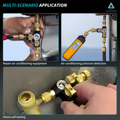 USHDHDID ergonomic grip and curved handle for improved control and less fatigue