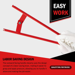 USSKYBOY LT895 handle detail illustrating ergonomic leverage advantage