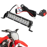 USTPO front view of light bar showing lens and even beam, improves visibility