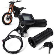 USTPO throttle front view showing LCD and clear readout for safer rides
