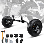 USTPO front view of training wheels showing stable support and compatibility