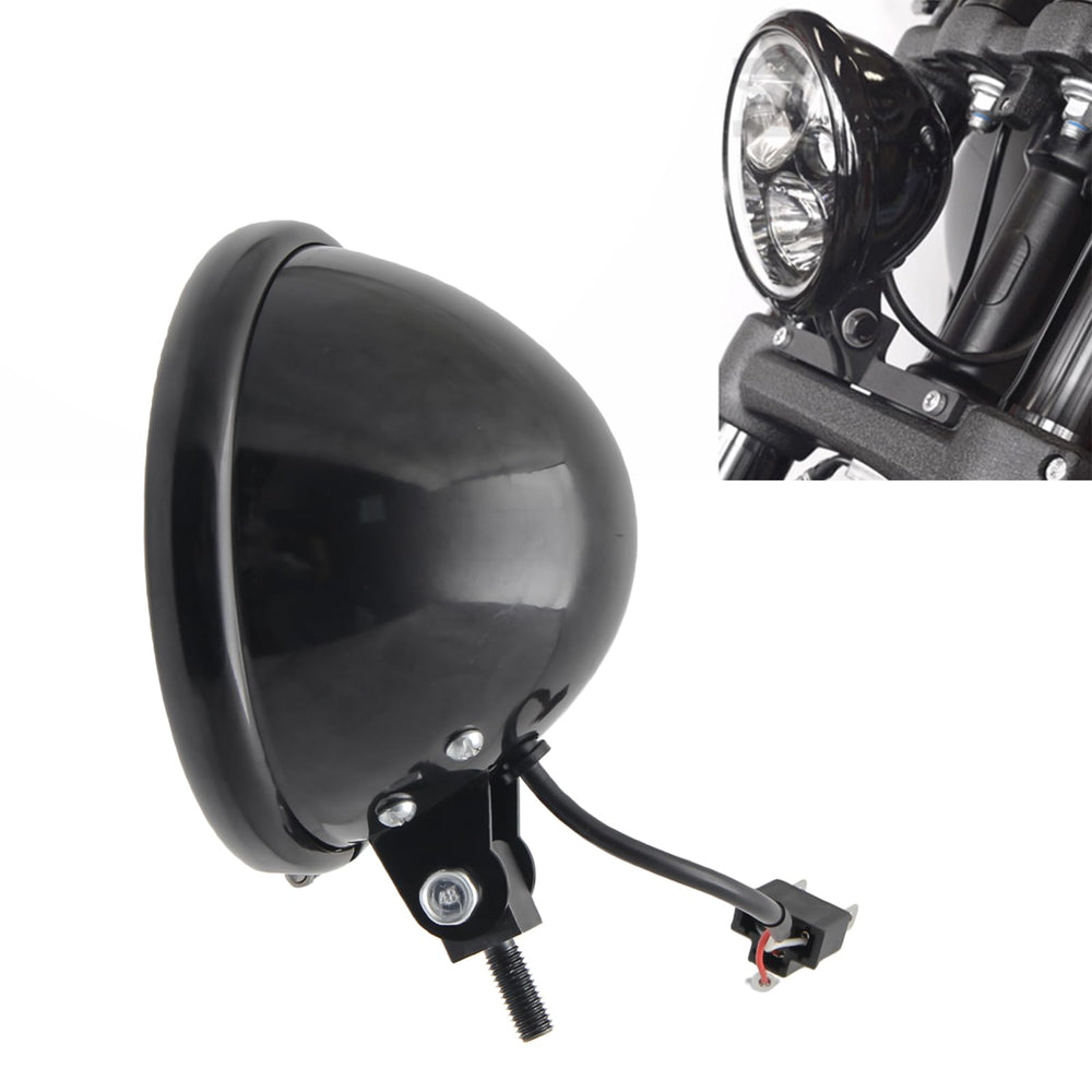 UTVIUNCT front view headlight bucket showing universal fit and secure hold