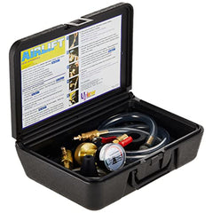UView in-use garage setup demonstrating fast refill and airlock removal benefit