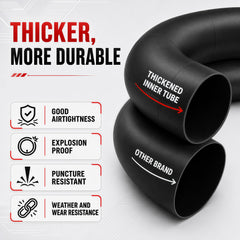 Valchoose inner tube made from thick butyl rubber improving air retention and shock absorption