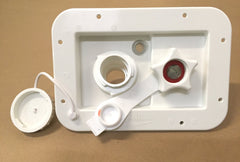 Valterra close-up of integrated check valve preventing backflow and protecting supply