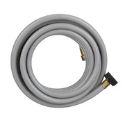 Valterra front view of flushing hose showing label and benefits