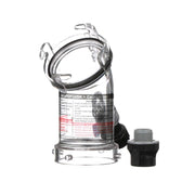 Valterra Hydroflush front view showing bayonet fittings and leak-resistant design benefit
