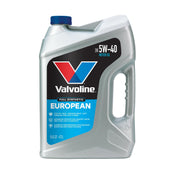Valvoline 5W‑40 front label showing brand and approval marks for easy selection