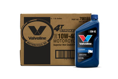 Valvoline front label on 1 qt bottle showing product identity and benefits