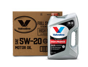 Valvoline full synthetic front label showing product name and benefits