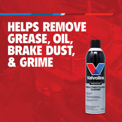 Valvoline spraying throttle body to free sticky components and improve response