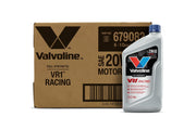 Valvoline VR1 front label showing product name and racing benefits