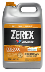 Valvoline Zerex front label showing product and benefits