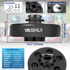 Vashly close-up of sprocket teeth highlighting precise machining and chain compatibility