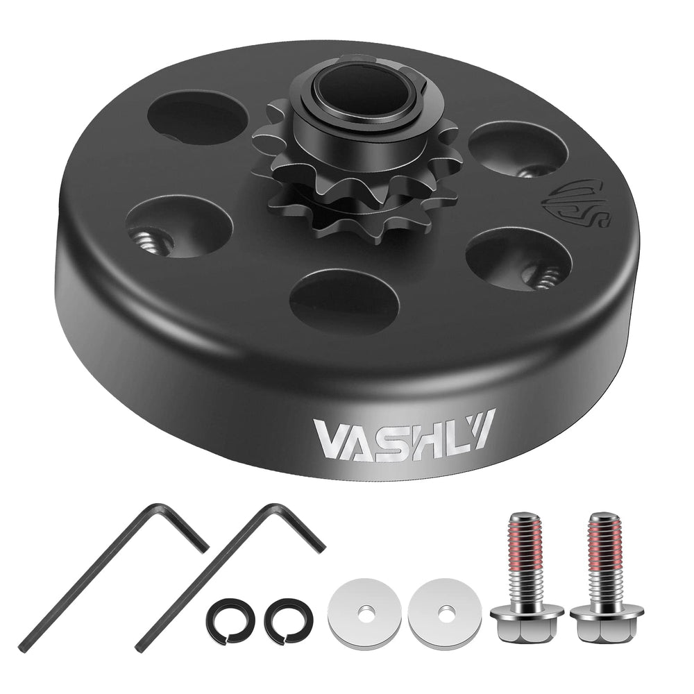 Vashly clutch front view showing compact design and reliable engagement