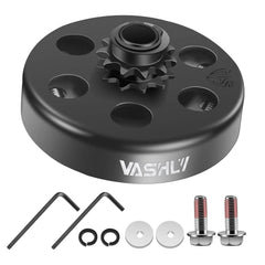 Vashly clutch front view showing compact design and reliable engagement