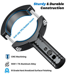 VAZESWIN anodized aluminum close-up highlighting corrosion resistance benefit